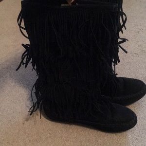 3-Layer Fringe Boots